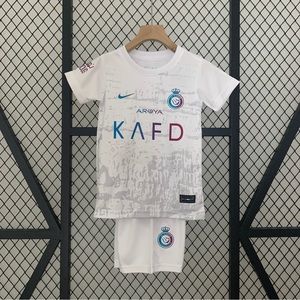 SOCCER JERSEY KIDS KIT AL NASSR RONALDO #7 WHITE